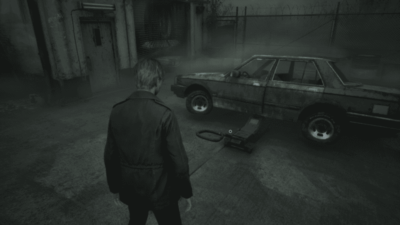 Silent Hill 2 remake levier de cric de garage