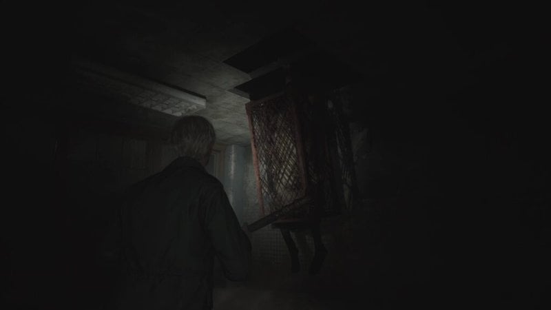 Silent Hill 2 remake combat de boss avec lèvres charnues