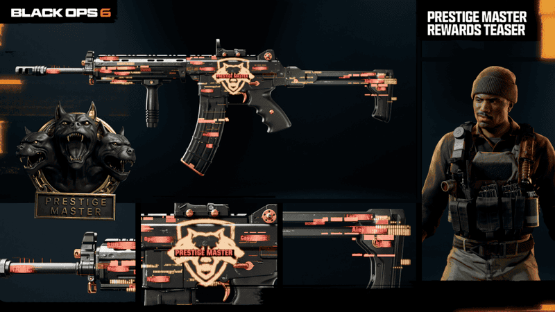 Black Ops 6 Prestige Master récompense la peau et le plan