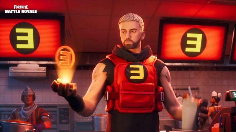 Fortnite : où trouver Eminem et obtenir le Mythic RG Minigun