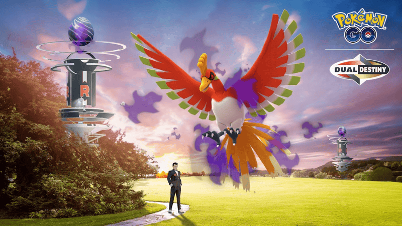 Pokémon Go : programme et bonus de la journée Ho-Oh Shadow Raid