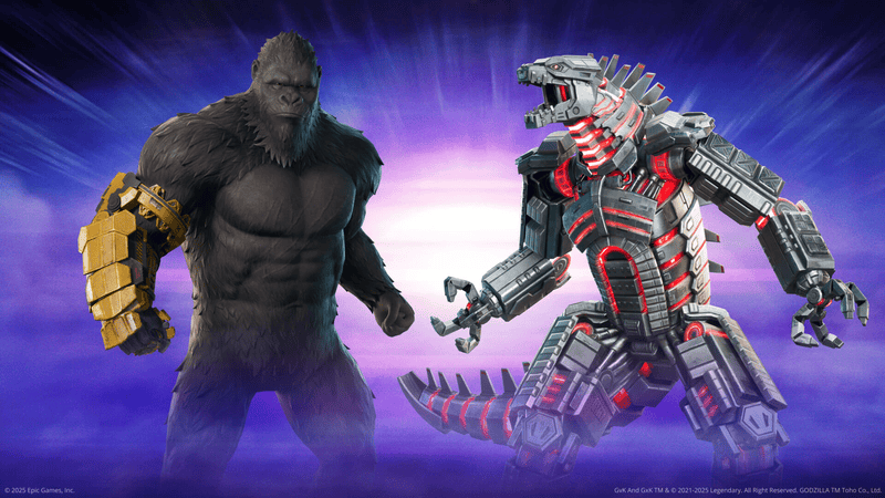 Fortnite : Comment obtenir les skins MechaGodzilla et Kong