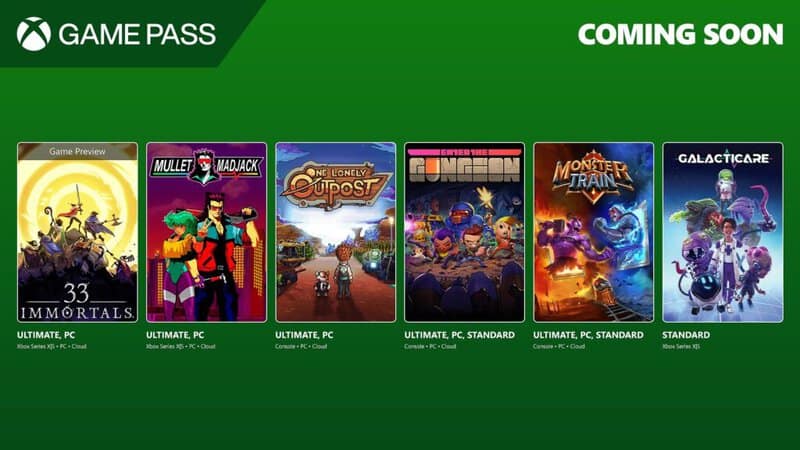 Les jeux Xbox Game Pass March 1 Wave 1 ont été confirmés